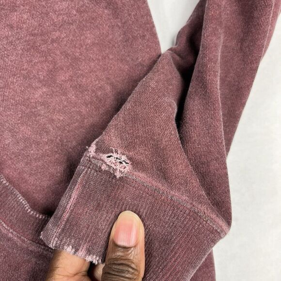 Lost Enterprises Men’s Hoodie Small Maroon Full Zip Surf Skate Casual Streetwear - Picture 11 of 12